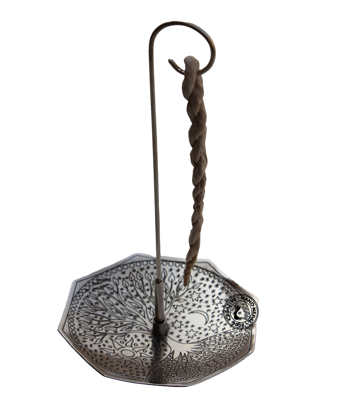 Tree of Life Rope Incense Burner Creativehand Nepal